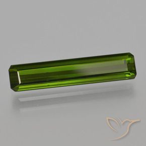 Tourmaline Vert terreux naturelle Octogone / coupe Émeraude, 1.94 ct, VS