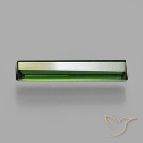 Tourmaline Vert naturelle Octogone / coupe Émeraude, 1.80 ct, VVS-VS