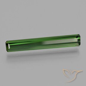 Tourmaline Vert naturelle Octogone / coupe Émeraude, 1.88 ct, VVS-VS