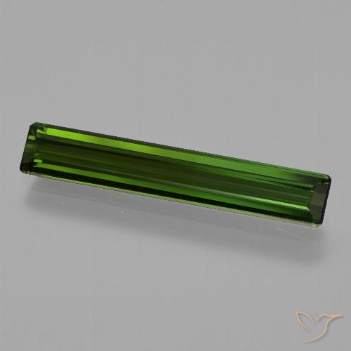 1.91ct Naturel Vert foncé Tourmaline, Taille émeraude, VVS-VS