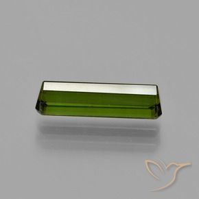 Tourmaline Forêt verte naturelle Octogone / coupe Émeraude, 1.10 ct, VS