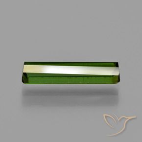 Tourmaline Forêt verte naturelle Octogone / coupe Émeraude, 1.11 ct, VVS-VS