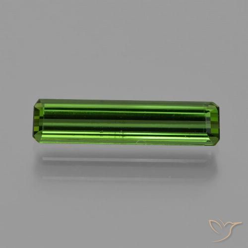 1.13ct Naturel Vert foncé Tourmaline, Taille émeraude, VVS-VS