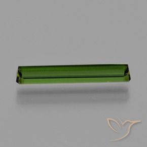 Tourmaline Forêt verte naturelle Octogone / coupe Émeraude, 1.19 ct, VVS-VS