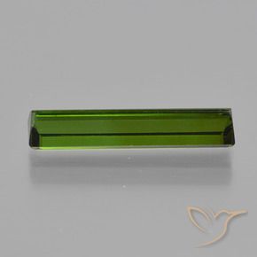 Tourmaline Vert foncé naturelle Octogone / coupe Émeraude, 1.76 ct, VS