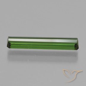 Tourmaline Vert foncé naturelle Octogone / coupe Émeraude, 1.78 ct, VS