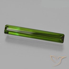 Tourmaline Vert foncé naturelle Octogone / coupe Émeraude, 1.70 ct, VS