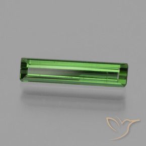 Tourmaline Vert naturelle Octogone / coupe Émeraude, 0.93 ct, VVS-VS