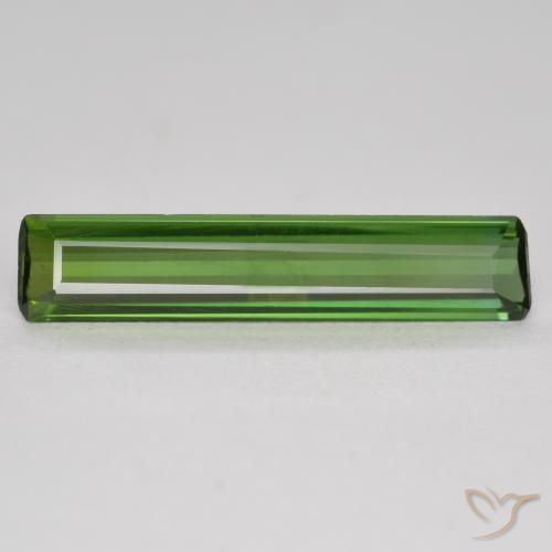 0.93ct Naturel Vert foncé Tourmaline, Taille émeraude, VVS-VS
