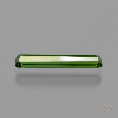 Tourmaline Vert moyen naturelle Octogone / coupe Émeraude, 0.96 ct, VS