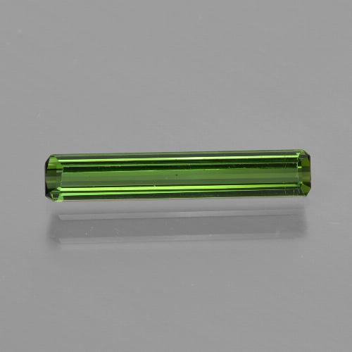 Tourmaline Vert foncé naturelle Taille émeraude, 0.99 ct, VVS-VS