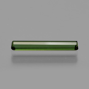 Tourmaline Vert foncé naturelle Taille émeraude, 0.99 ct, VVS-VS