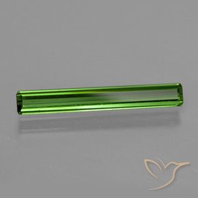 Tourmaline Vert moyen naturelle Octogone / coupe Émeraude, 0.97 ct, VS