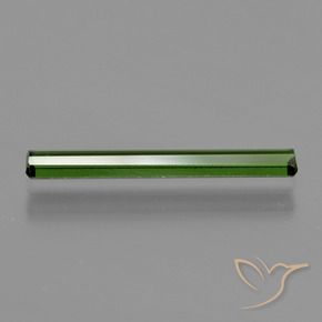 Tourmaline Vert moyen naturelle Octogone / coupe Émeraude, 0.97 ct, VS