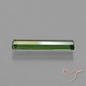 Tourmaline Vert terreux naturelle Octogone / coupe Émeraude, 0.90 ct, VS