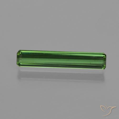 0.94ct Naturel Vert terreux Tourmaline, Octogone / coupe Émeraude, VS, Photo A