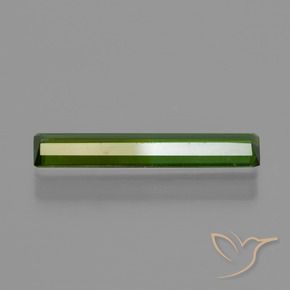 Tourmaline Vert terreux naturelle Octogone / coupe Émeraude, 0.99 ct, VS