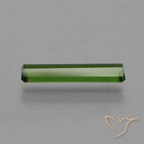 Tourmaline Forêt verte naturelle Octogone / coupe Émeraude, 1.08 ct, VS
