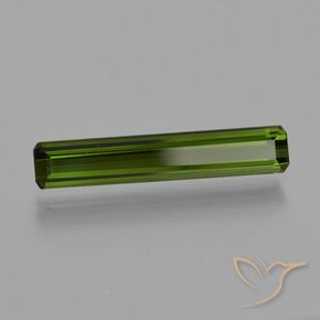 Tourmaline Forêt verte naturelle Octogone / coupe Émeraude, 1.25 ct, VS