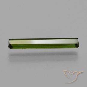 Tourmaline Forêt verte naturelle Octogone / coupe Émeraude, 1.25 ct, VS