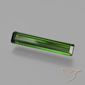Tourmaline Forêt verte naturelle Octogone / coupe Émeraude, 1.22 ct, VS