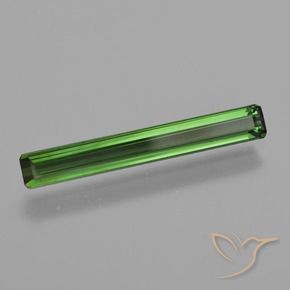 Tourmaline Forêt verte naturelle Octogone / coupe Émeraude, 1.27 ct, VS