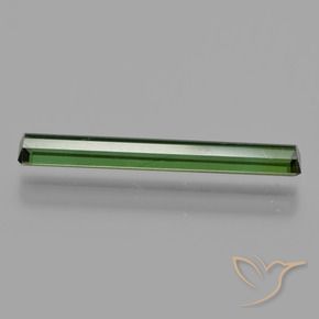 Tourmaline Forêt verte naturelle Octogone / coupe Émeraude, 1.27 ct, VS