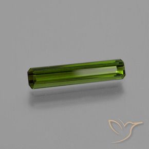 Tourmaline Vert moyen naturelle Octogone / coupe Émeraude, 0.80 ct, VVS-VS