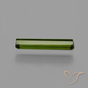 Tourmaline Vert moyen naturelle Octogone / coupe Émeraude, 0.80 ct, VVS-VS