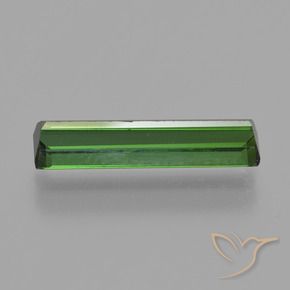 Tourmaline Vert moyen naturelle Octogone / coupe Émeraude, 1.35 ct, VS-SI