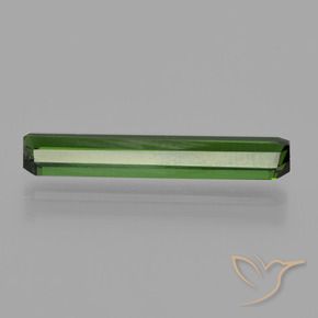 Tourmaline Vert moyen naturelle Octogone / coupe Émeraude, 1.73 ct, VVS-VS