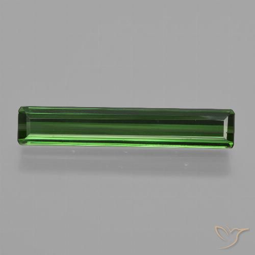 1.85ct Naturel Vert moyen-foncé Tourmaline, Taille émeraude, VVS-VS