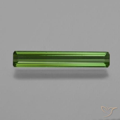 0.83ct Naturel Vert foncé Tourmaline, Taille émeraude, VVS-VS