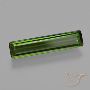 Tourmaline Vert foncé naturelle Octogone / coupe Émeraude, 1.33 ct, VS