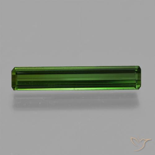 1.33ct Naturel Vert foncé Tourmaline, Taille émeraude, VVS-VS