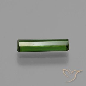 Tourmaline Vert foncé naturelle Octogone / coupe Émeraude, 0.91 ct, VS-SI