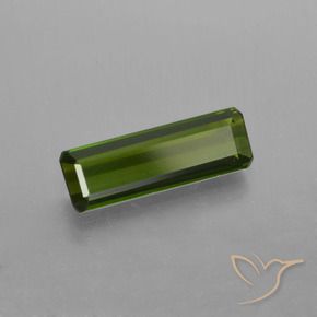Tourmaline Forêt verte naturelle Octogone / coupe Émeraude, 0.92 ct, VS