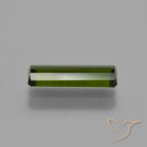 Tourmaline Forêt verte naturelle Octogone / coupe Émeraude, 0.92 ct, VS