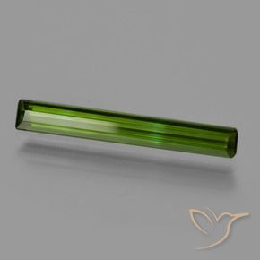 Tourmaline Forêt verte naturelle Octogone / coupe Émeraude, 0.96 ct, VVS-VS