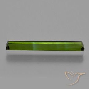 Tourmaline Forêt verte naturelle Octogone / coupe Émeraude, 0.96 ct, VVS-VS