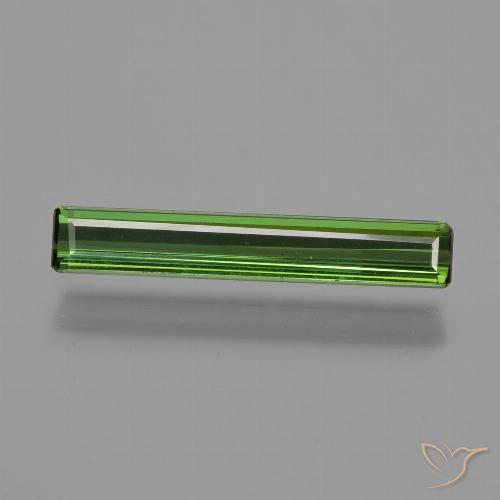 0.94ct Naturel Vert foncé Tourmaline, Taille émeraude, VVS-VS
