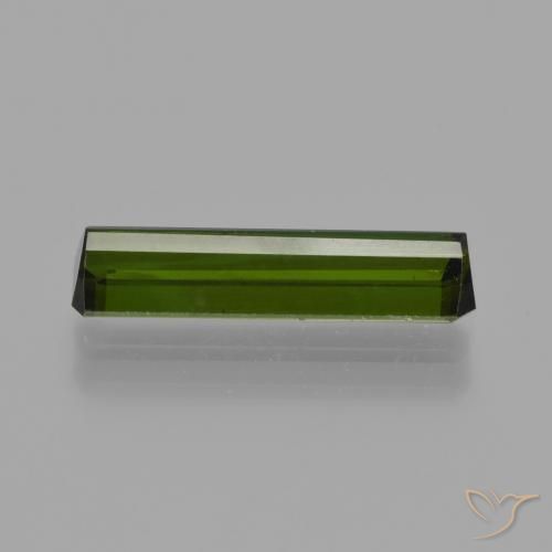 Tourmaline Forêt verte naturelle Octogone / coupe Émeraude, 1.80 ct, VS