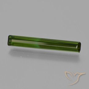 Tourmaline Vert moyen naturelle Octogone / coupe Émeraude, 1.24 ct, VS