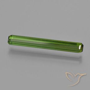 Tourmaline Forêt verte naturelle Octogone / coupe Émeraude, 1.27 ct, VS