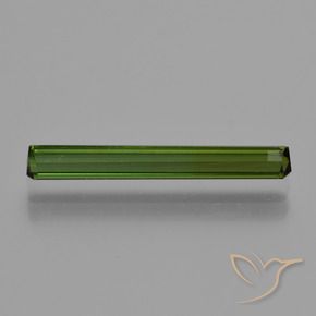 Tourmaline Forêt verte naturelle Octogone / coupe Émeraude, 1.27 ct, VS