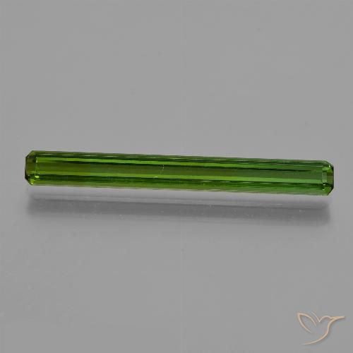 1.94ct Naturel Vert moyen Tourmaline, Taille émeraude, VS