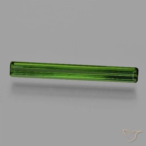 1.47ct Naturel Vert foncé Tourmaline, Taille émeraude, VVS-VS