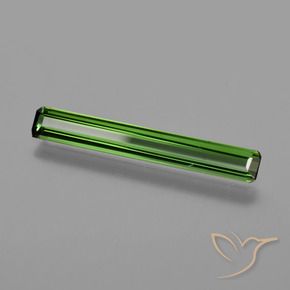Tourmaline Forêt verte naturelle Octogone / coupe Émeraude, 1.38 ct, VS