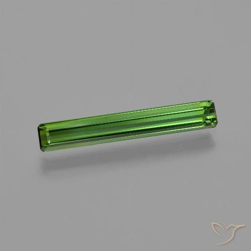 1.20ct Naturel Vert foncé Tourmaline, Taille émeraude, VVS-VS