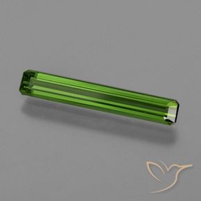 Tourmaline Forêt verte naturelle Octogone / coupe Émeraude, 1.26 ct, VVS-VS